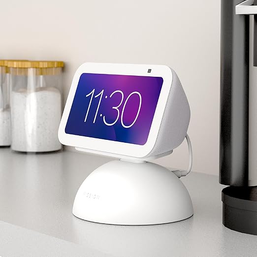 Echo Show 5 battery base goes pretty much anywhere you do and doesn't need an outlet