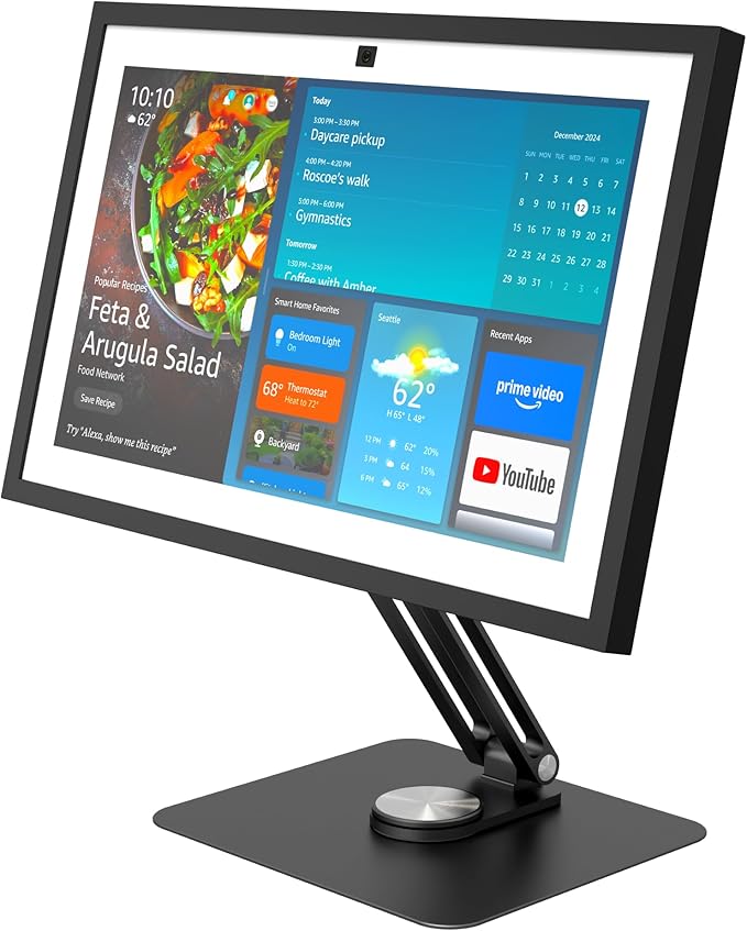 Adjustable Stand for Amazon Echo Show 15 & 21 + Monitors up to 21"