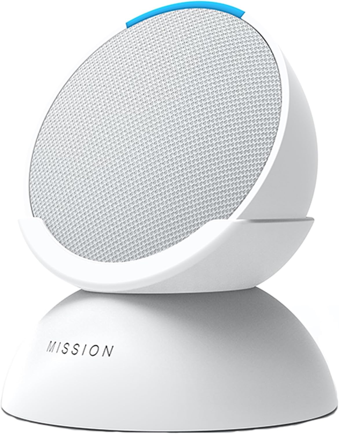 Portable Battery Base for Amazon Echo Pop - Glacier White
