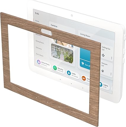 Decorative Frame for Amazon Echo Hub - Light Wood