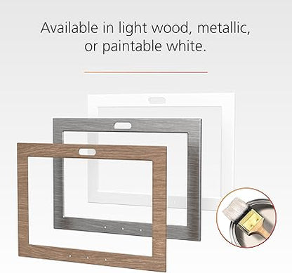 Decorative Frame for Amazon Echo Hub - Light Wood