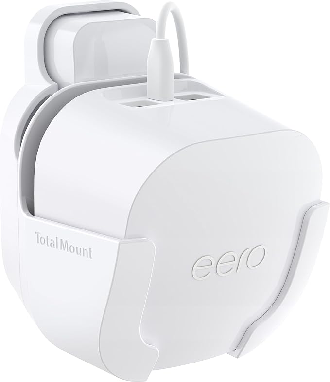 Outlet and Wall Mount for Amazon eero 6 and eero 6+