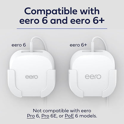 Outlet and Wall Mount for Amazon eero 6 and eero 6+