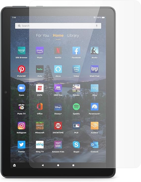 Glass Screen Protector for Amazon Fire HD 10 Tablet ('21)