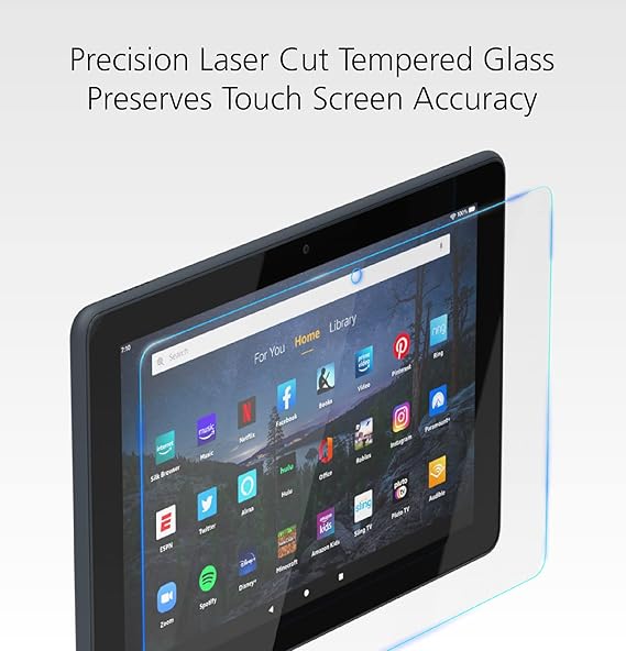 Glass Screen Protector for Amazon Fire HD 10 Tablet ('21)