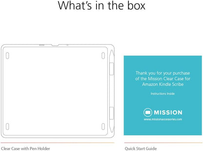 Snap-in Clear Case for Amazon Kindle Scribe ('22)