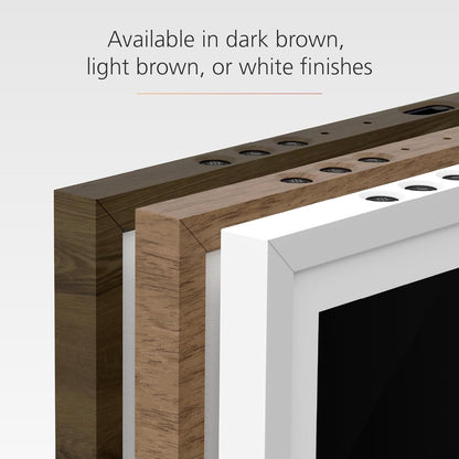 Home Décor Finishing Frame for Amazon Echo Show 15 ('24, Gen 2) - Dark Brown