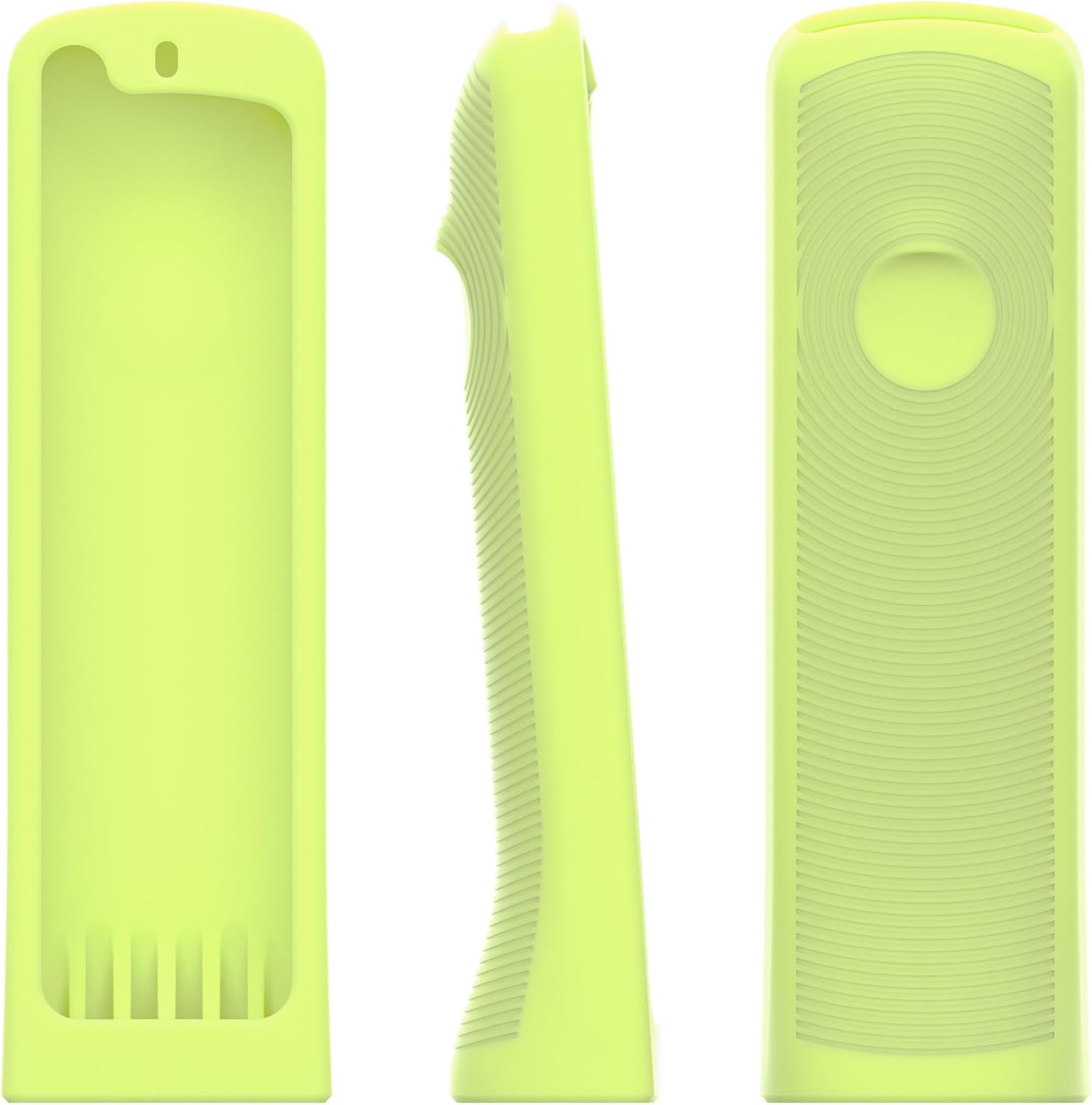 Standing Remote Case for the Amazon Alexa Voice Remote ('24) - Glow in the Dark Lime Green