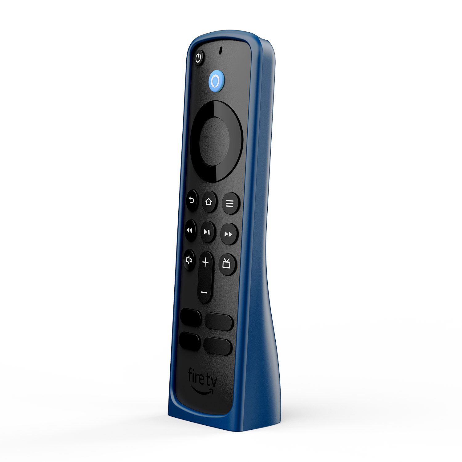 Standing Remote Case for Amazon Alexa Voice Remote ('24) & AirTag Find Capable - Deep Blue