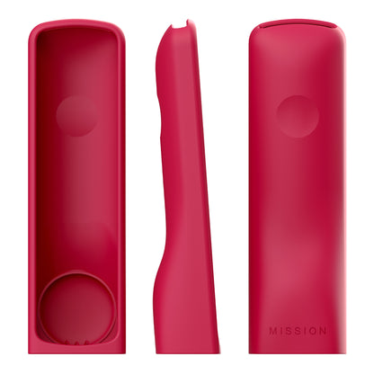 Standing Remote Case for Amazon Alexa Voice Remote ('24) & AirTag Find Capable - Red