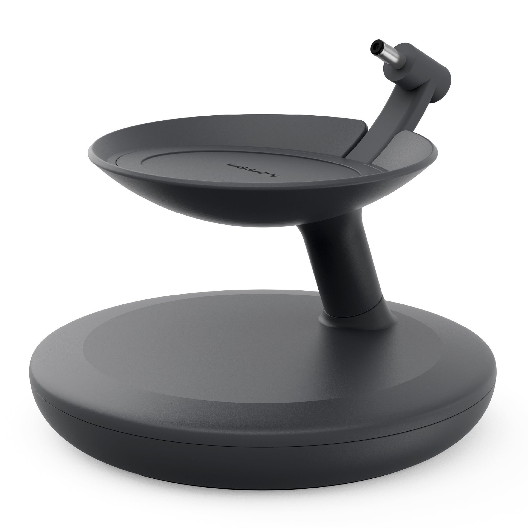 Stand with USB-C Charging Ports for Echo Dot Max - Slate Gray