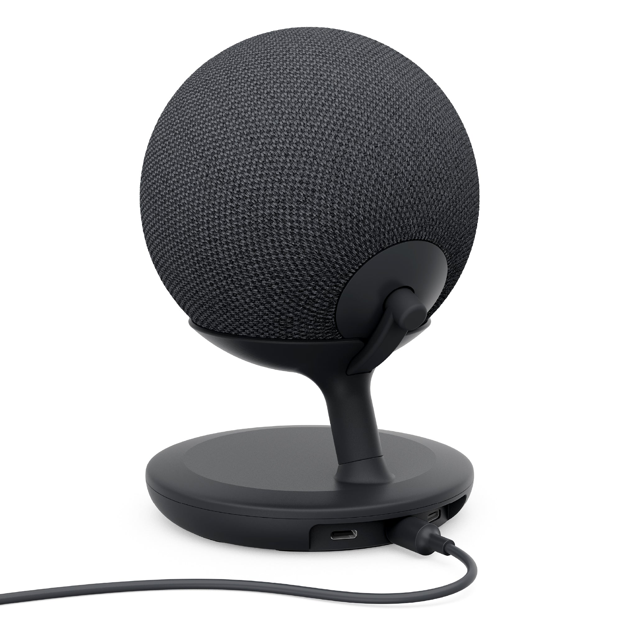 Stand with USB-C Charging Ports for Echo Dot Max - Slate Gray