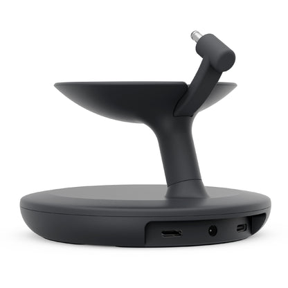 Stand with USB-C Charging Ports for Echo Dot Max - Slate Gray