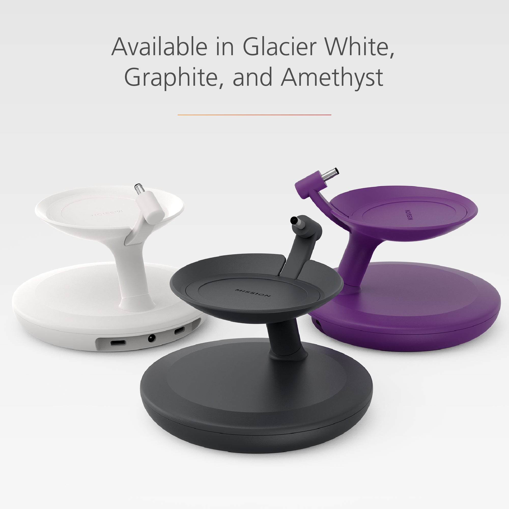 Stand with USB-C Charging Ports for Echo Dot Max - Slate Gray