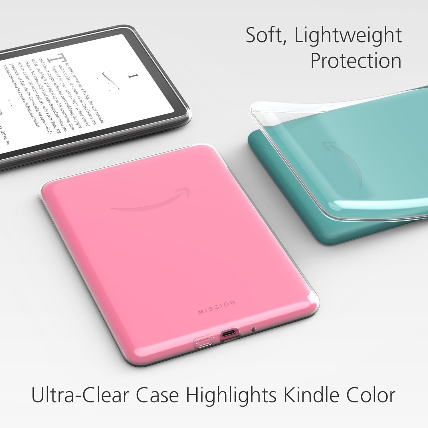 Clear Case for Amazon Kindle Paperwhite ('24) & Colorsoft Signature Edition ('24)