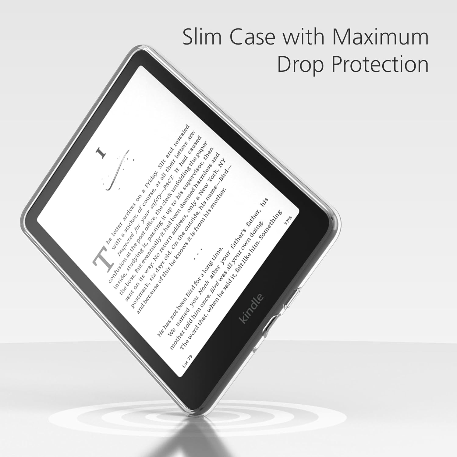 Clear Case for Amazon Kindle Paperwhite ('24) & Colorsoft Signature Edition ('24)