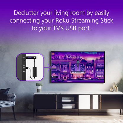 USB Power Cable for Roku Streaming Stick (Power Your Roku Directly from Your TV)