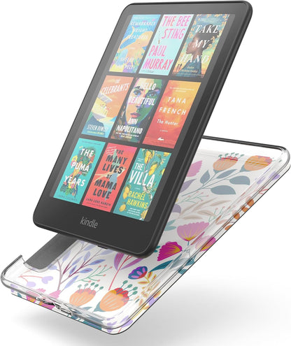 Folio Case for Amazon Kindle Paperwhite ('24) & Colorsoft Signature Edition ('24) - Flower