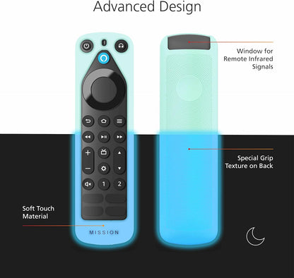 Remote Case for Amazon Alexa Voice Remote Pro ('22) - Glow in the Dark