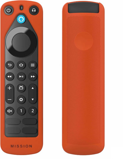 Remote Case for Amazon Alexa Voice Remote Pro ('22) - Orange