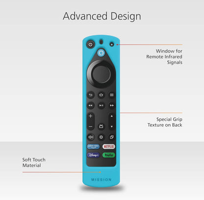 Remote Case for Amazon Fire TV Edition, Fire TV Omni Series, and Fire TV 4 Series - Bahama Blue