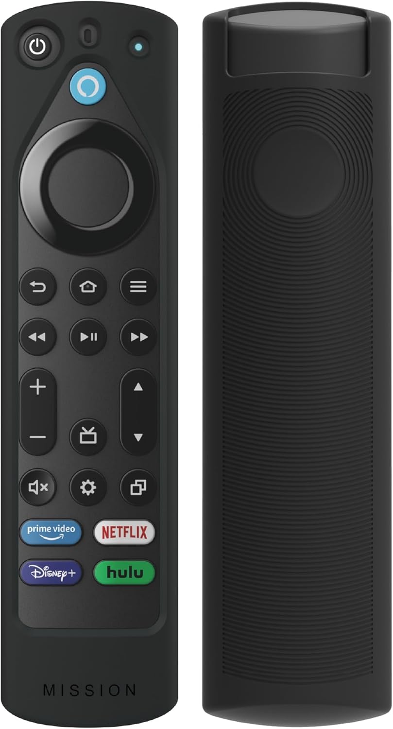 Remote Case for Amazon Fire TV Edition, Fire TV Omni Series, and Fire TV 4-series - Black