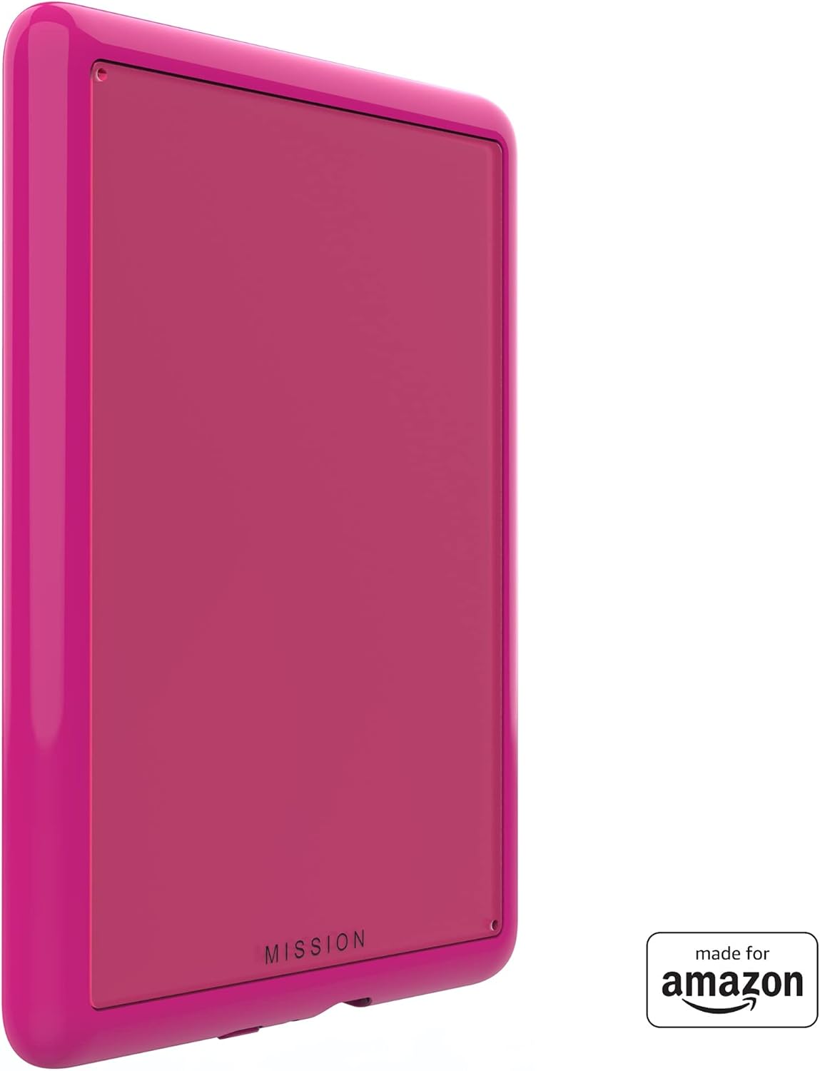 Clear Case with Screen Protector for Amazon Kindle Paperwhite ('18, 4th Gen) - Raspberry