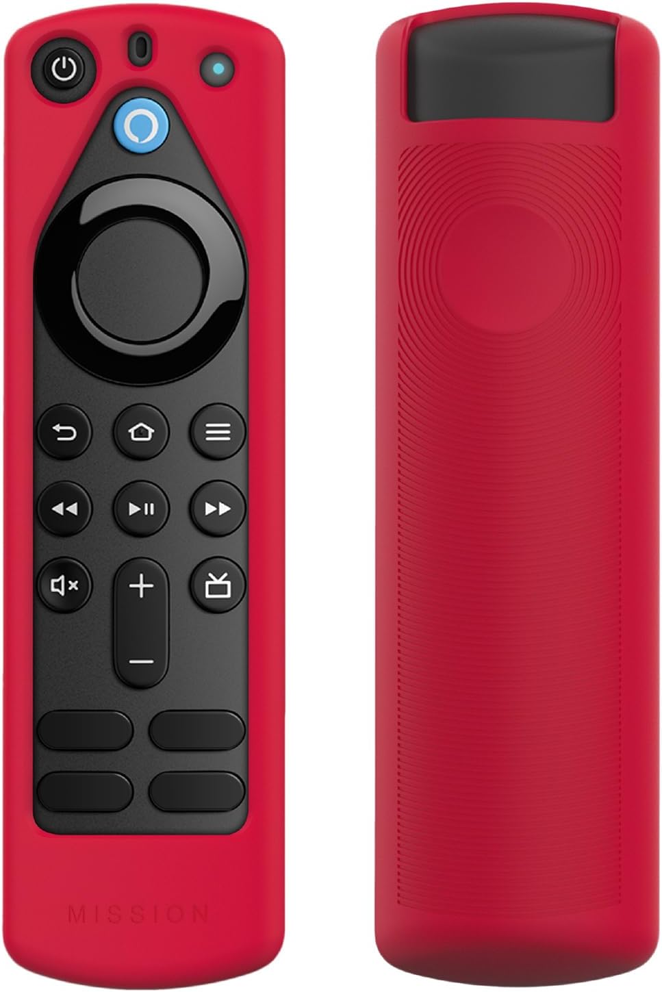 Remote Case for Amazon Alexa Voice Remote (3rd Gen) - Red