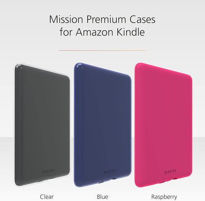 Case with Screen Protector for Amazon Kindle ('19, 10th Gen) - Raspberry