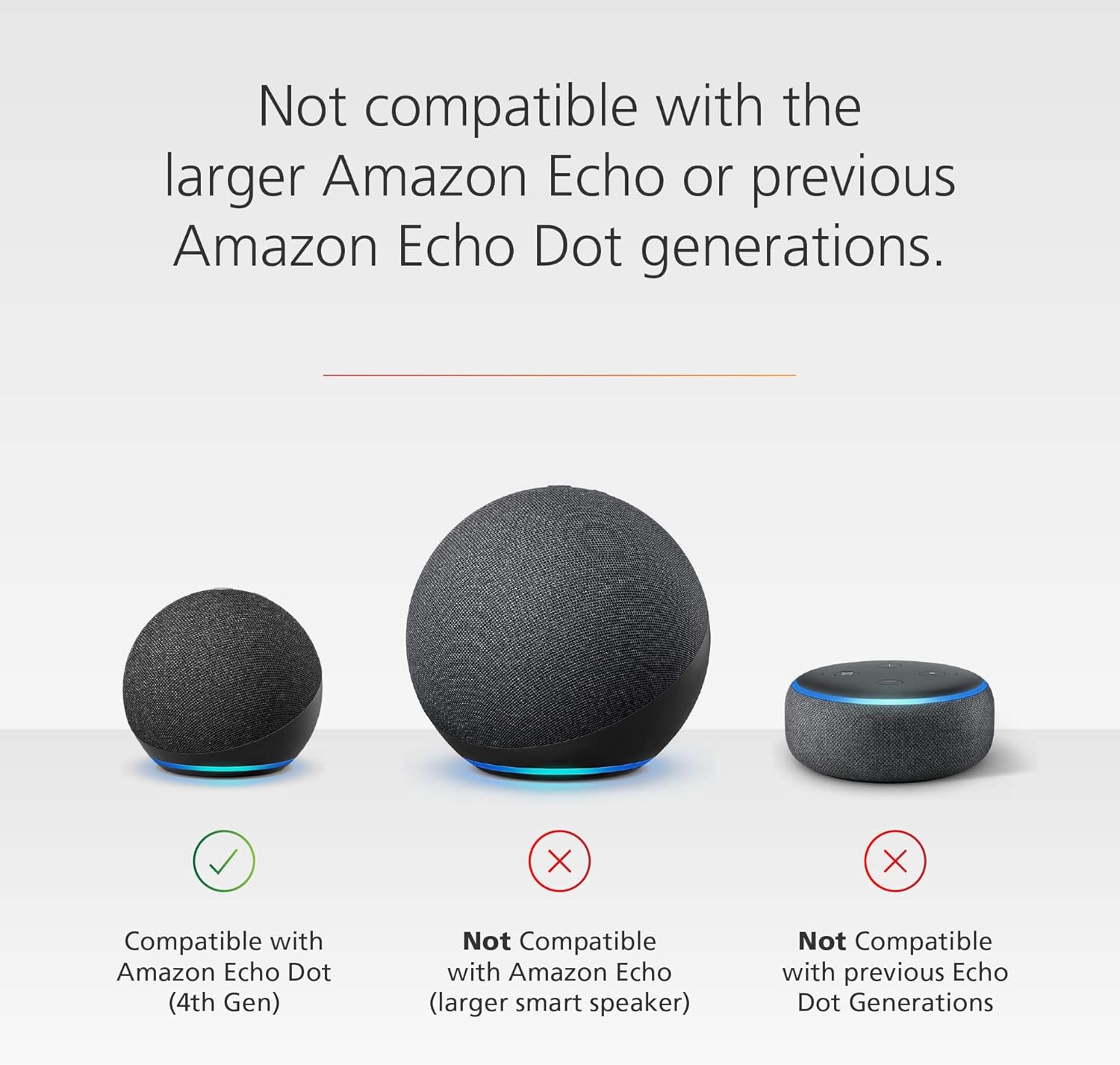 Stand for Amazon Echo Dot (4th & 5th Gen) - Blue