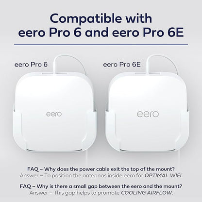 Wall Mount for Amazon eero Pro 6 and Amazon eero Pro 6E