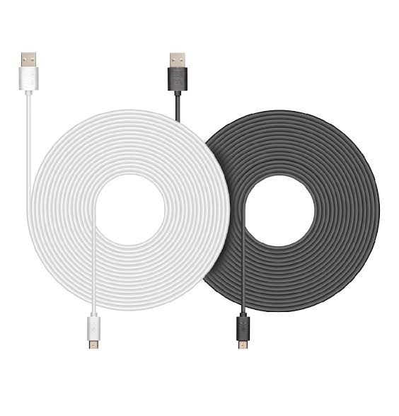 Mission 20FT 2A USB Extension Cable for Amazon Dot