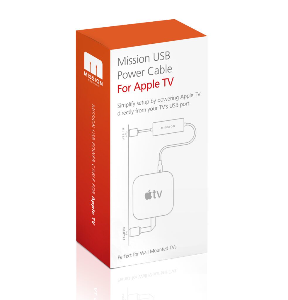 marmelade der distrikt Mission USB Power Cable for Apple TV | Mission Accessories