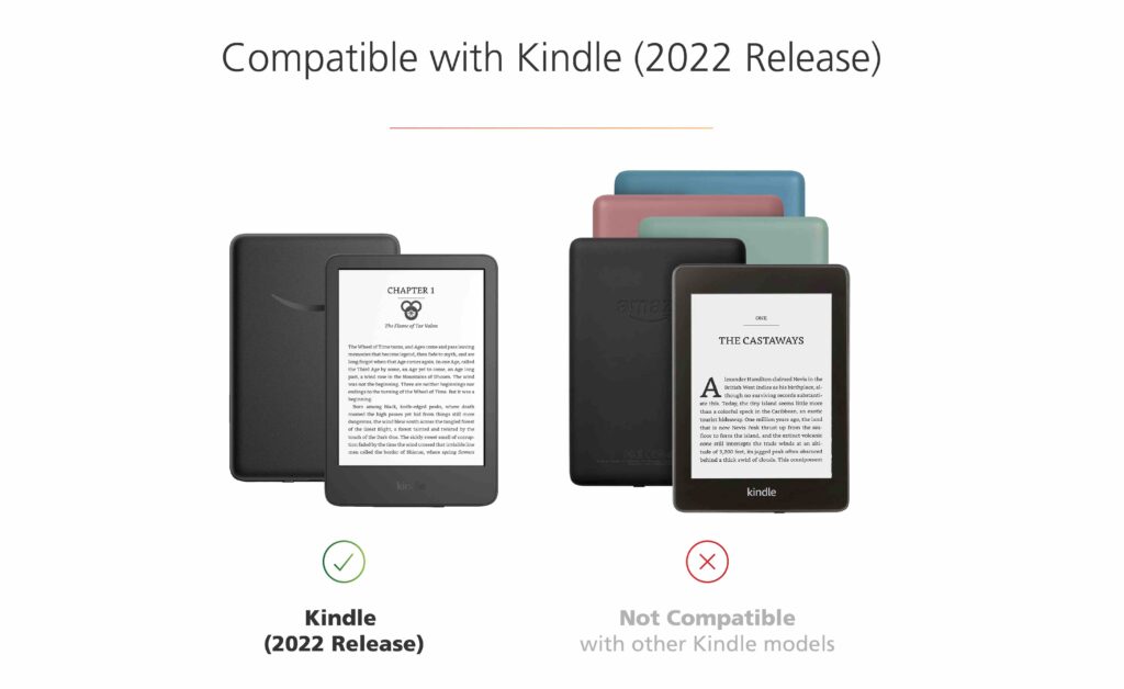 Made for  Snap-in Clear Case, for Kindle Scribe (2022 Release)